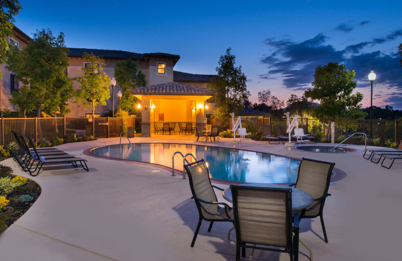 Outdoor pool at TownePlace Suites Thousand Oaks Ventura County.