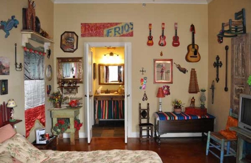 Guest room at Crescent Quarters.