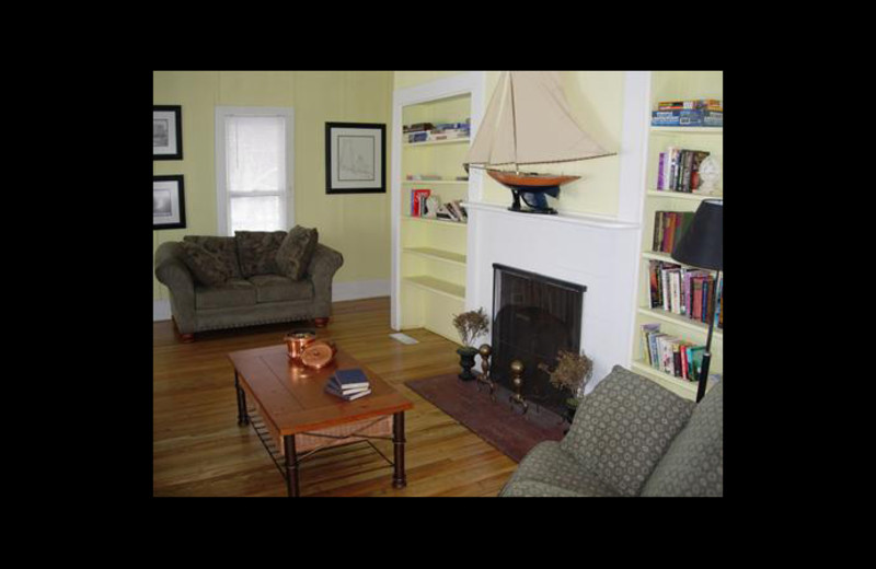 Rental living room at Michigan Vacation Rentals.