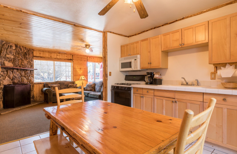 Guest room at The Big Bear Frontier Cabins and Hotel.