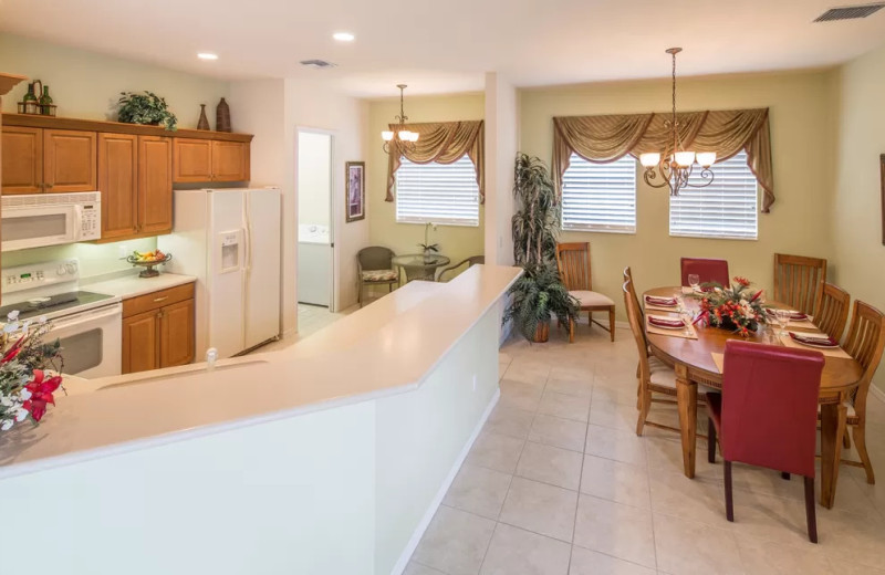 Rental kitchen at CNE Vacation Rental.