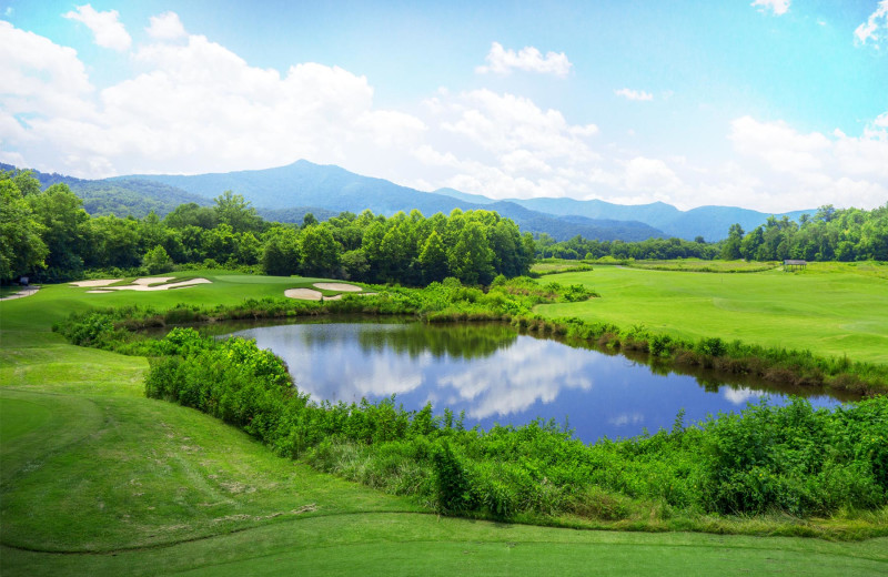 Golf course near Blue Sky Cabin Rentals.