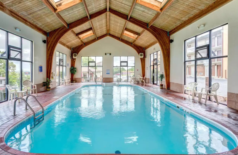 Indoor pool at Quality Inn West.