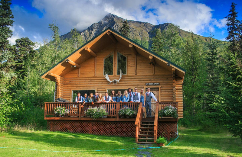 Groups at Alaska Heavenly Lodge.