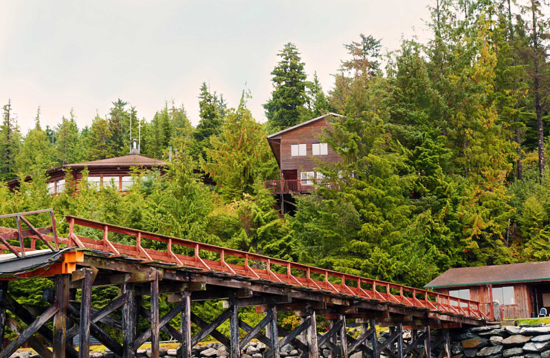 Exterior view of Salmon Falls Resort.