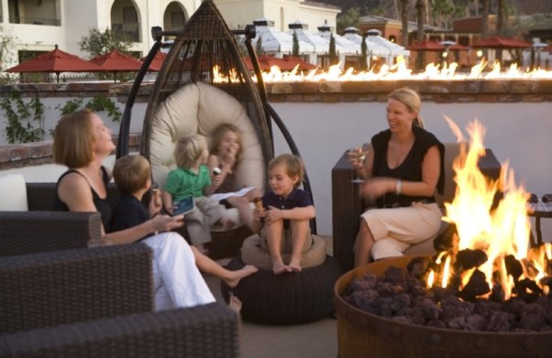 Sitting Around the Fire at Montelucia Resort