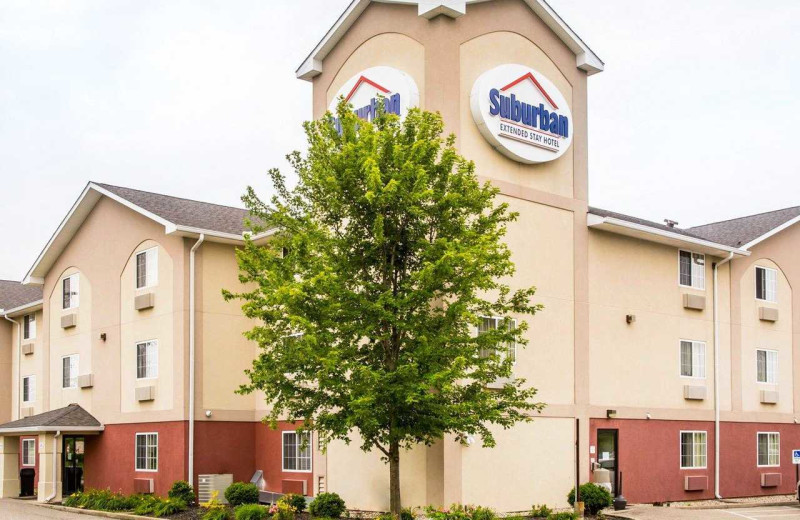 Exterior view of Suburban Extended Stay Dayton.