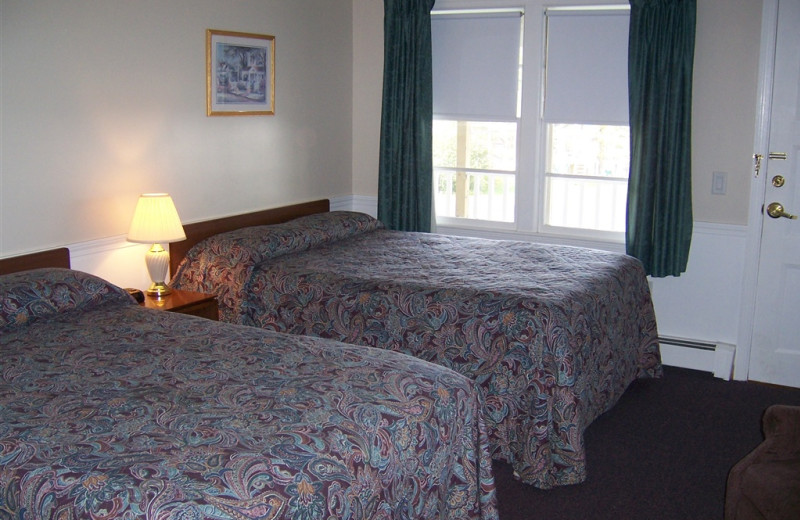 Guest room at Highland Lake Resort.