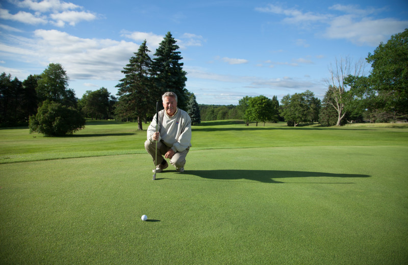 Golf course at Evergreen Resort.