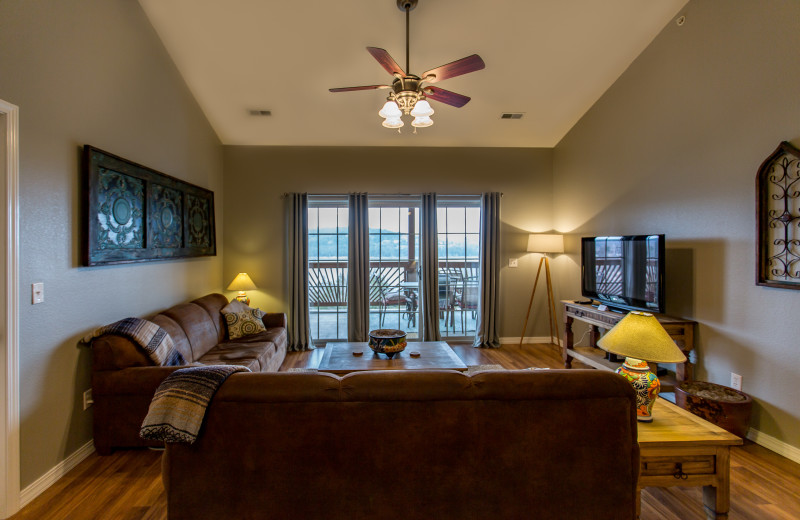 Guest living room at Rockwood Resort.