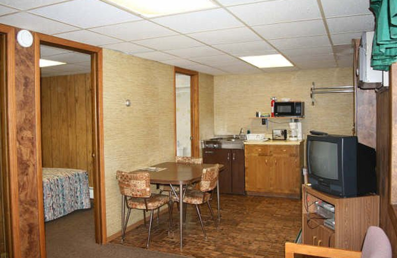 Suite interior at Popp's Resort.