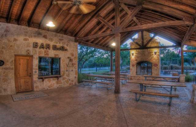 Picnic pavilion at Lake Travis & Co.