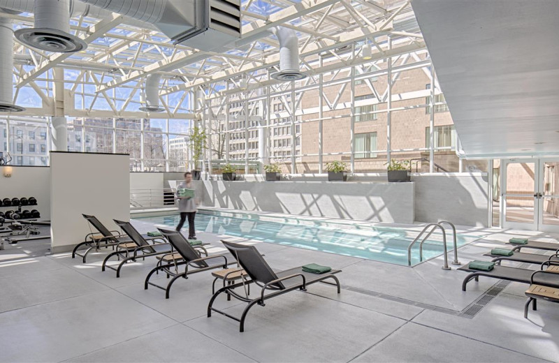 Indoor pool at Hyatt Regency Washington on Capitol Hill.