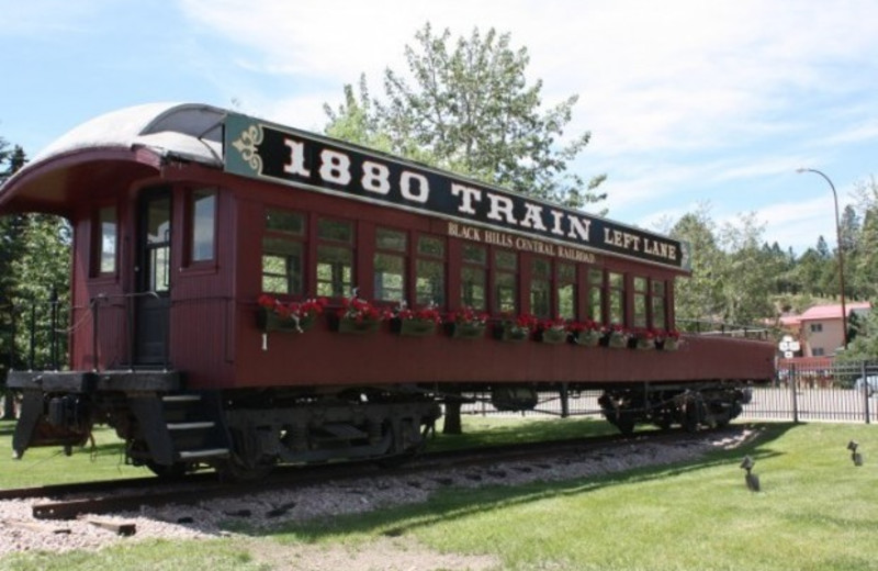 Rail car at The Lantern Inn.