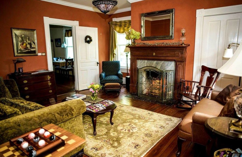 Parlor at Foster Harris House Bed & Breakfast.