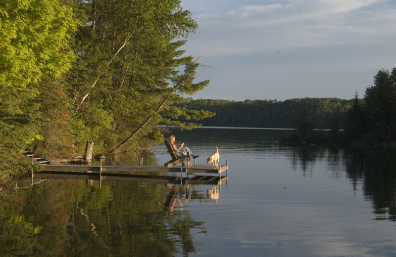 Lake view at Buckhorn on Caribou Lake.