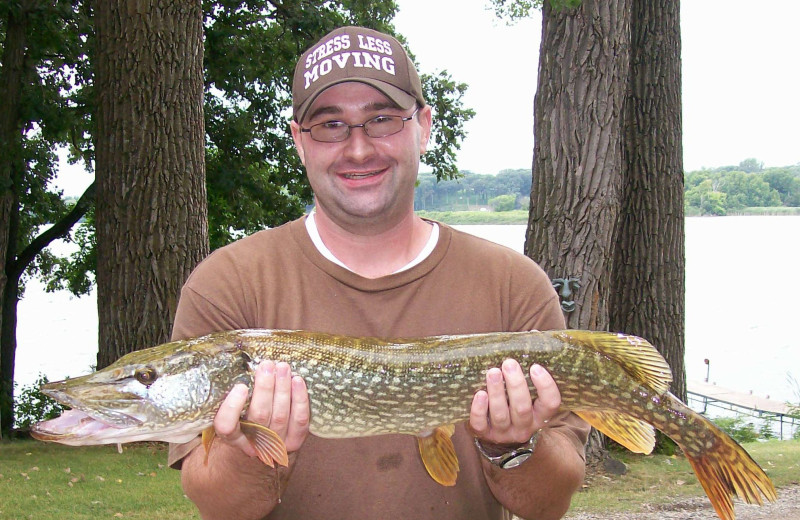 Fishing at Swan Lake Resort.