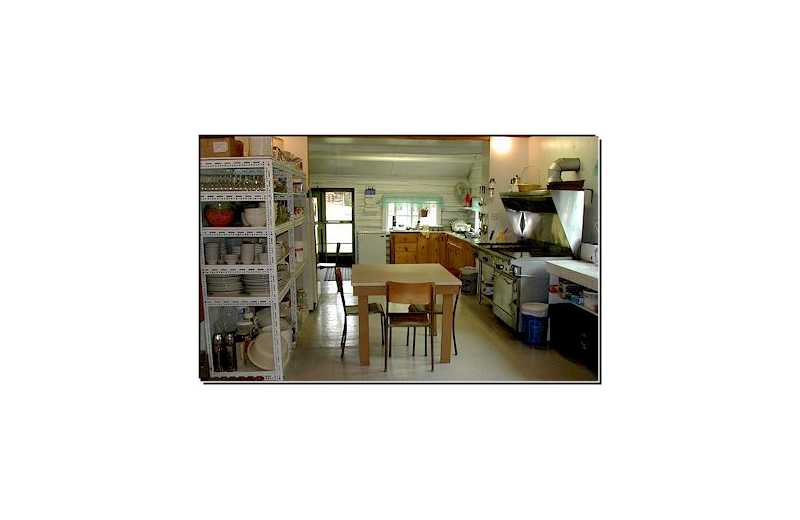 Kitchen at Pine Point Lodge & Outposts.