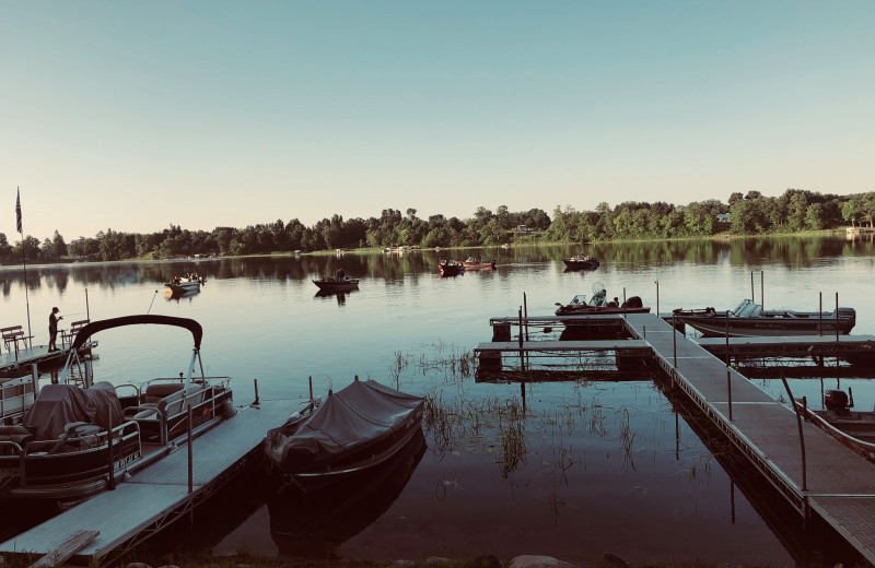 Docks at Frank's Lodge.