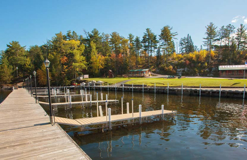 Exterior view of The Pines of Kabetogama Resort.