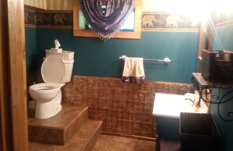 Guest bathroom at The Spotted Sandpiper.