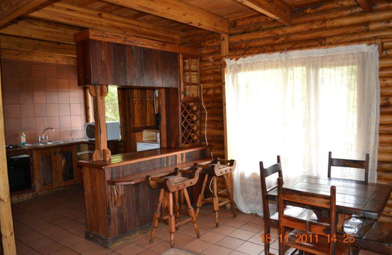 Cabin kitchen at Mount Everest Guest Farm.