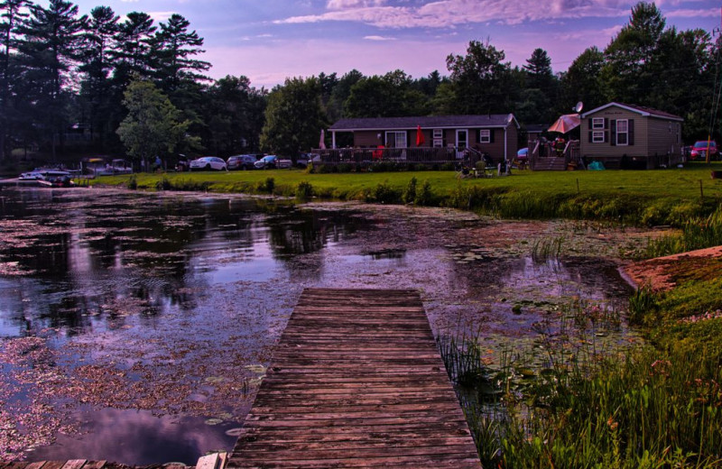 Cabin exterior at Great Blue Resorts- Lantern Bay Resort.