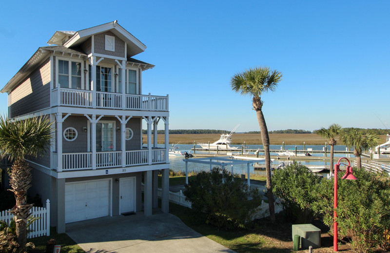 Rental exterior at Fripp Island Golf & Beach Resort.