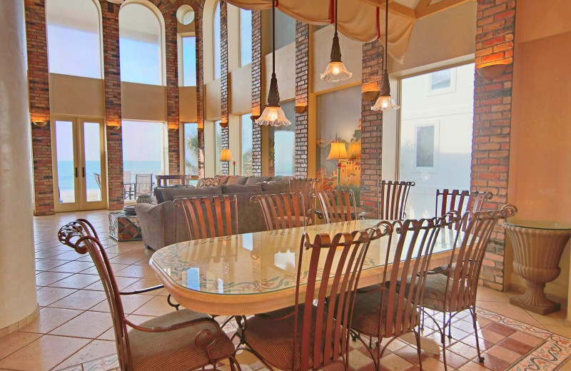 Rental dining room at Resort Vacation Properties of St. George Island.
