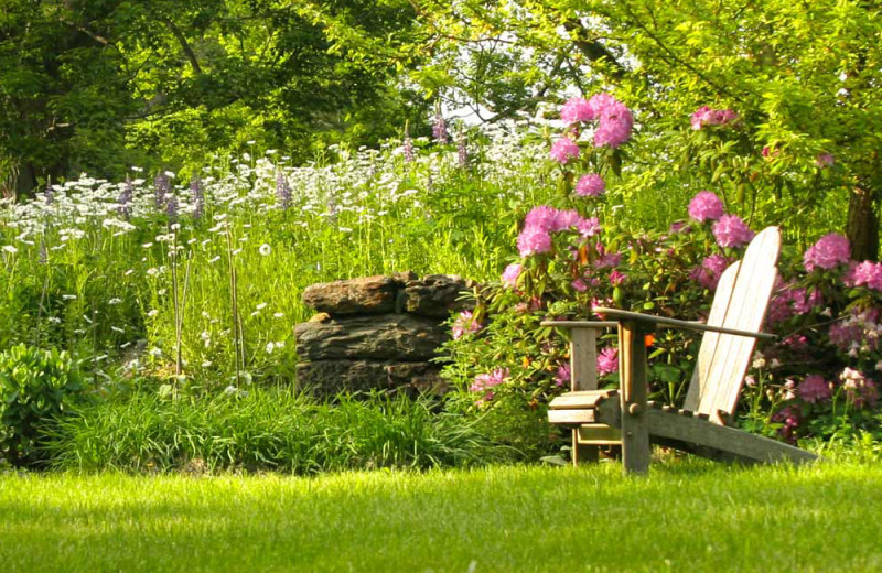 Garden at Birchwood Inn.