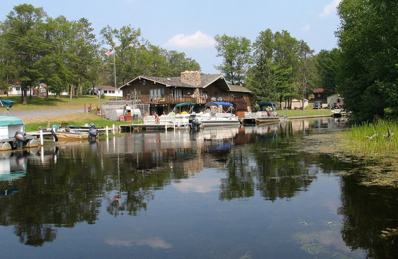 Exterior view of Popp's Resort.