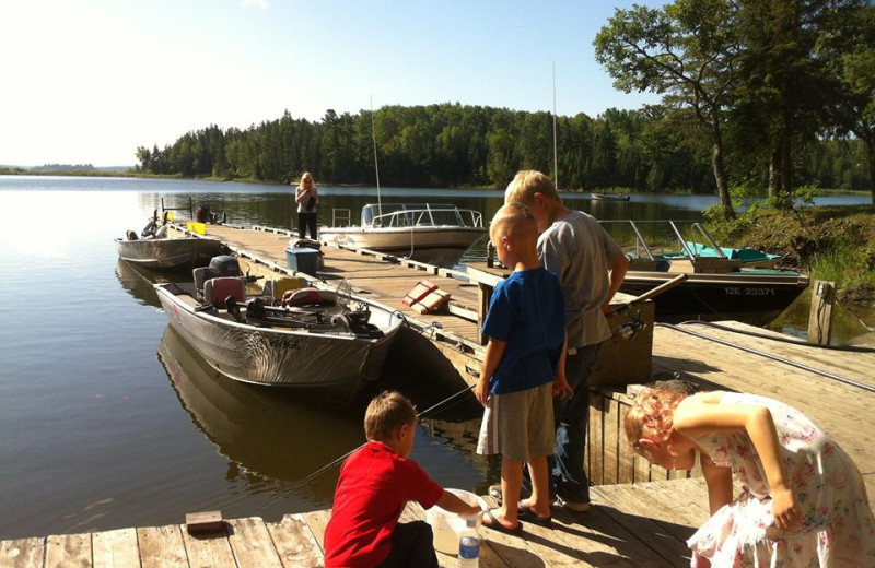 The Docks at Grassy Narrows Lodge