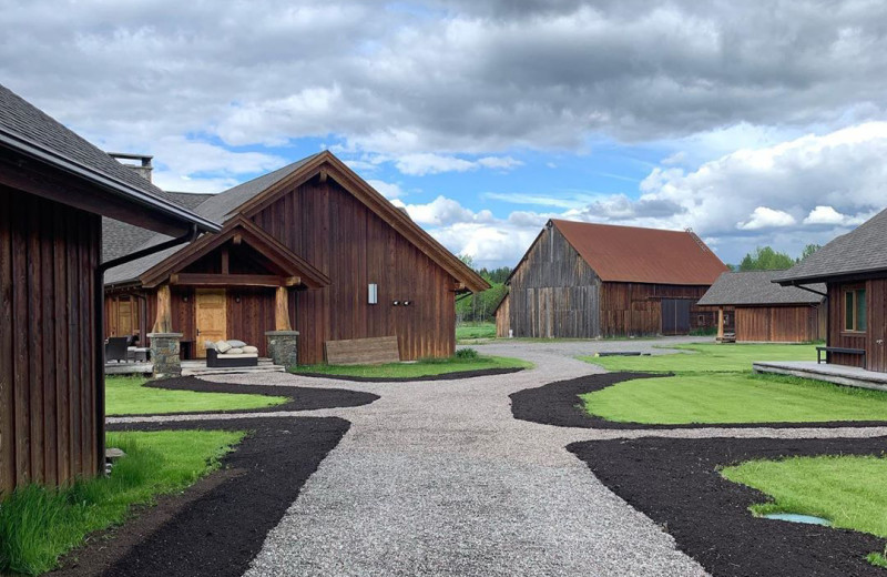 Cabins at Frontier Experience.