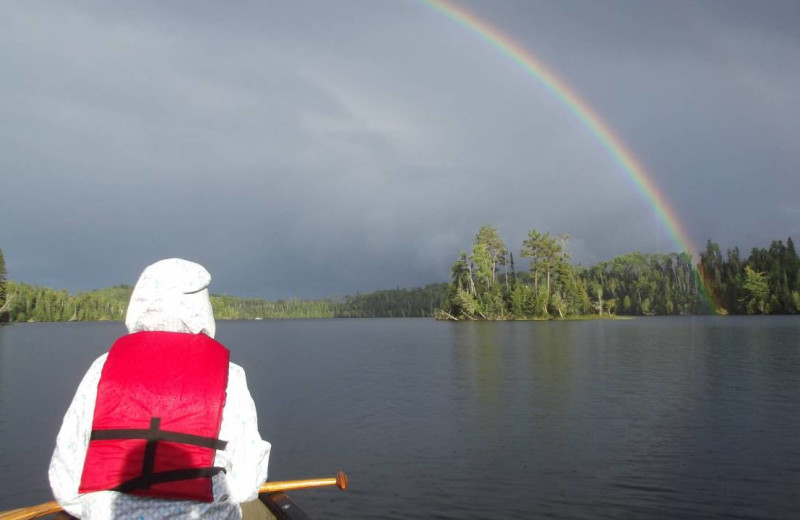 Lake view at Golden Eagle Lodge.