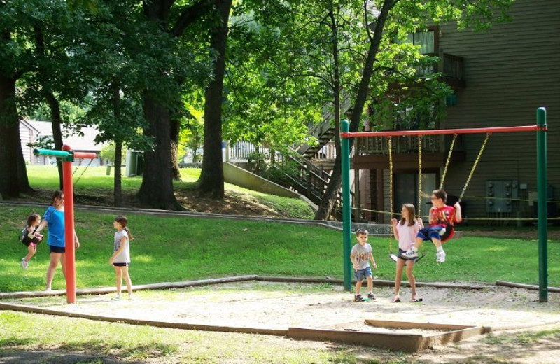 Playground at Pointe Royale.