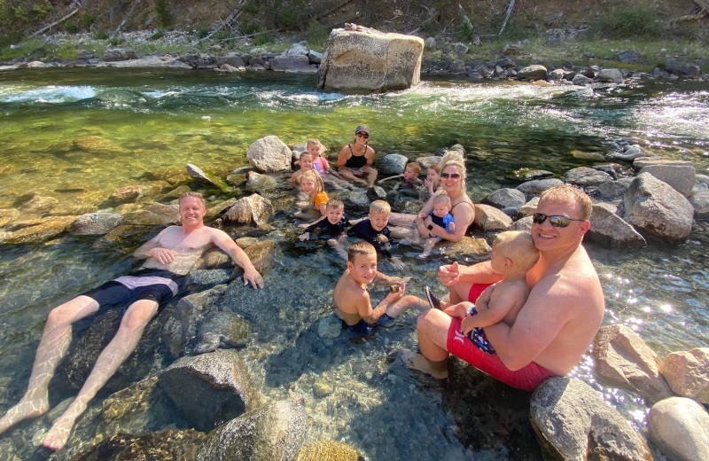 Family at May Family Ranch.