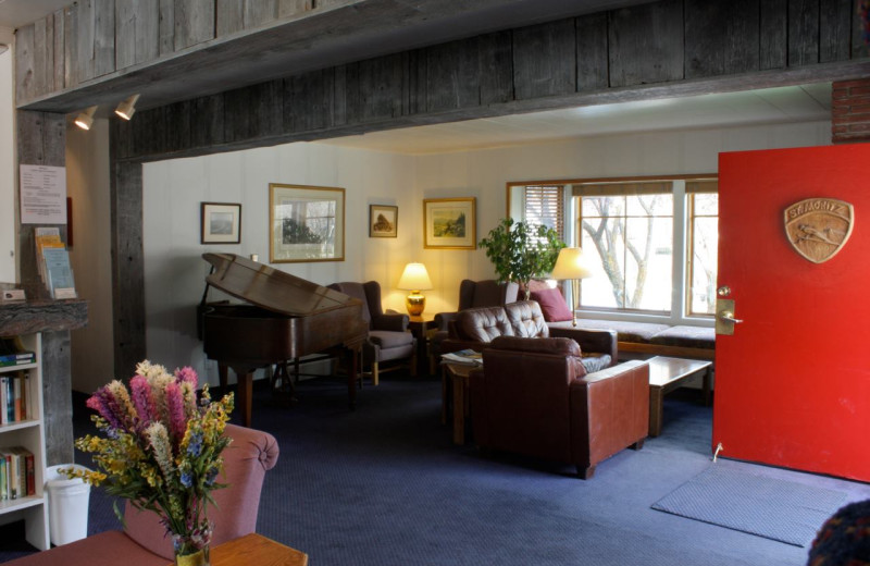 Lobby at St. Moritz Lodge & Condominiums.