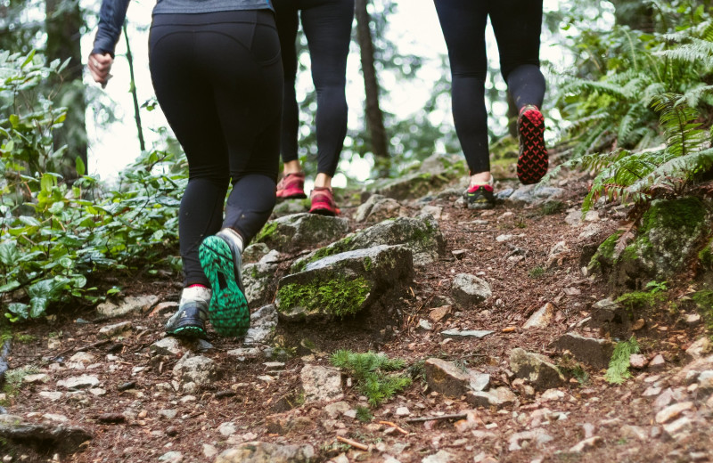 Hiking at Canyon of the Eagles Nature Park & Resort.