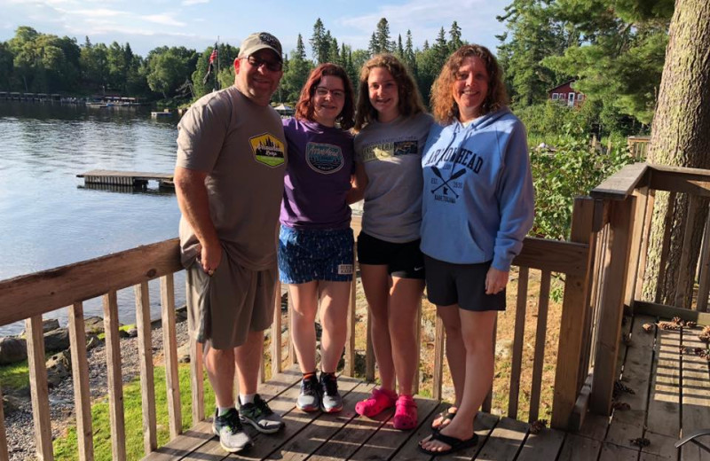 Family at Arrowhead Lodge & Resort.