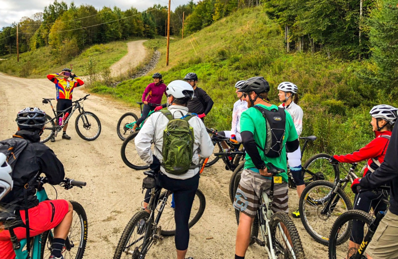 Biking at The Mountain Inn.