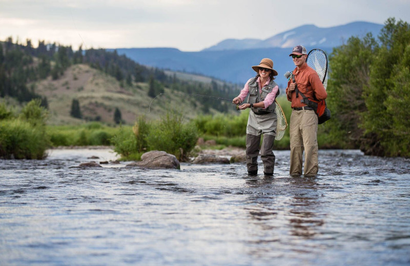 Fishing at 4UR Ranch.