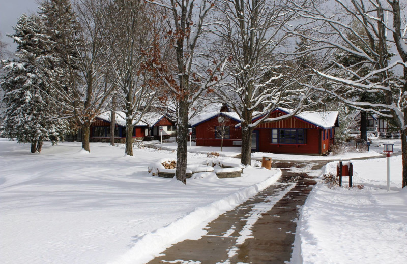 Cabins at Otsego Club and Resort.