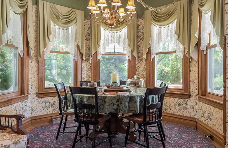 Dining at The Kingsley House.
