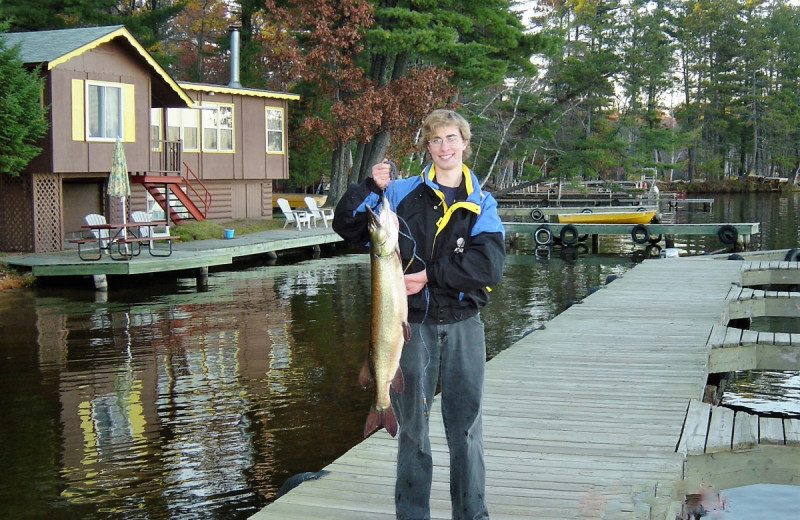 Fishing at Gypsy Villa Resort.