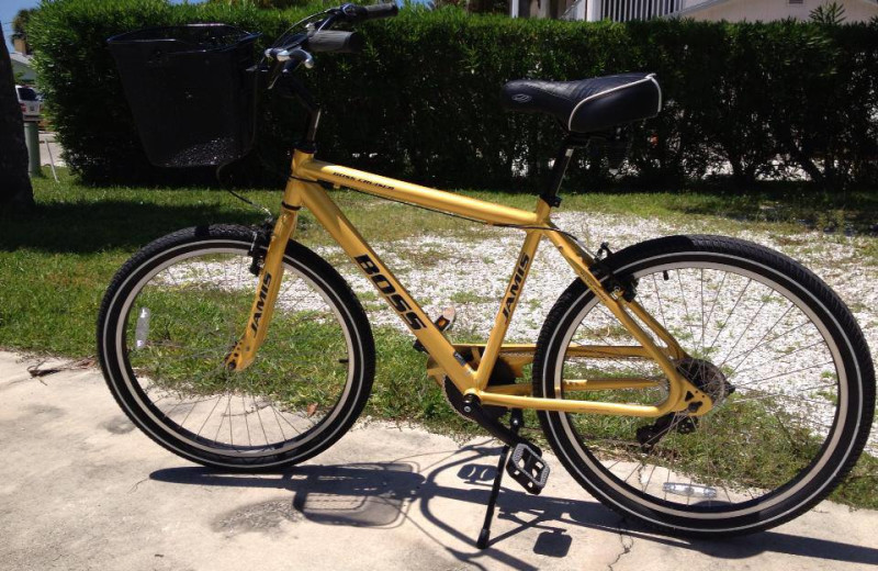 Bike rentals at Lizzie Lu's Island Retreat.