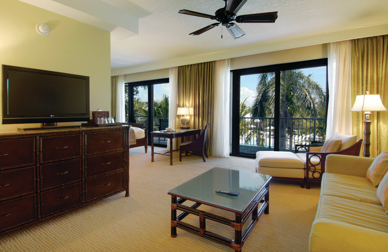 Guest living room at Hawks Cay Resort.