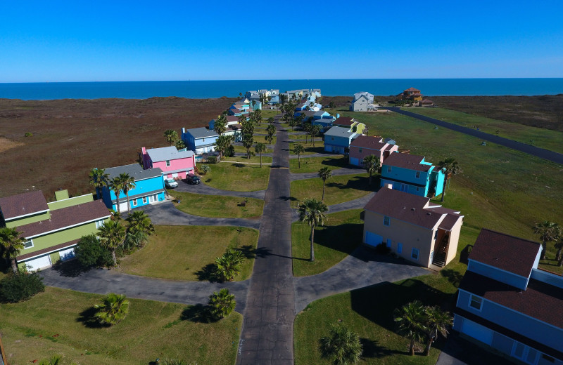 Aerial view of Port A Escapes.