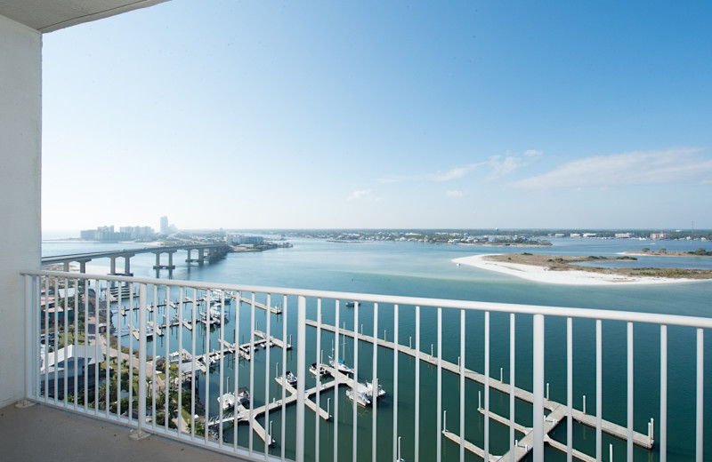 Rental balcony at Sunset Properties.