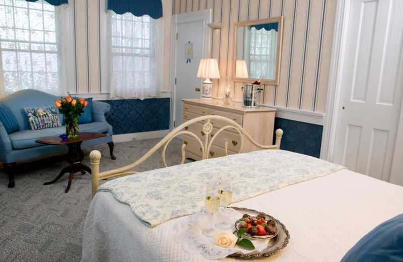 Guest room at Rabbit Hill Inn.