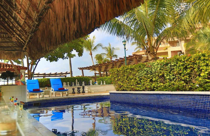 Tortuga Pool Bar at  Barcelo Huatulco Beach